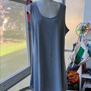 Gray Sleeveless Womens Dress